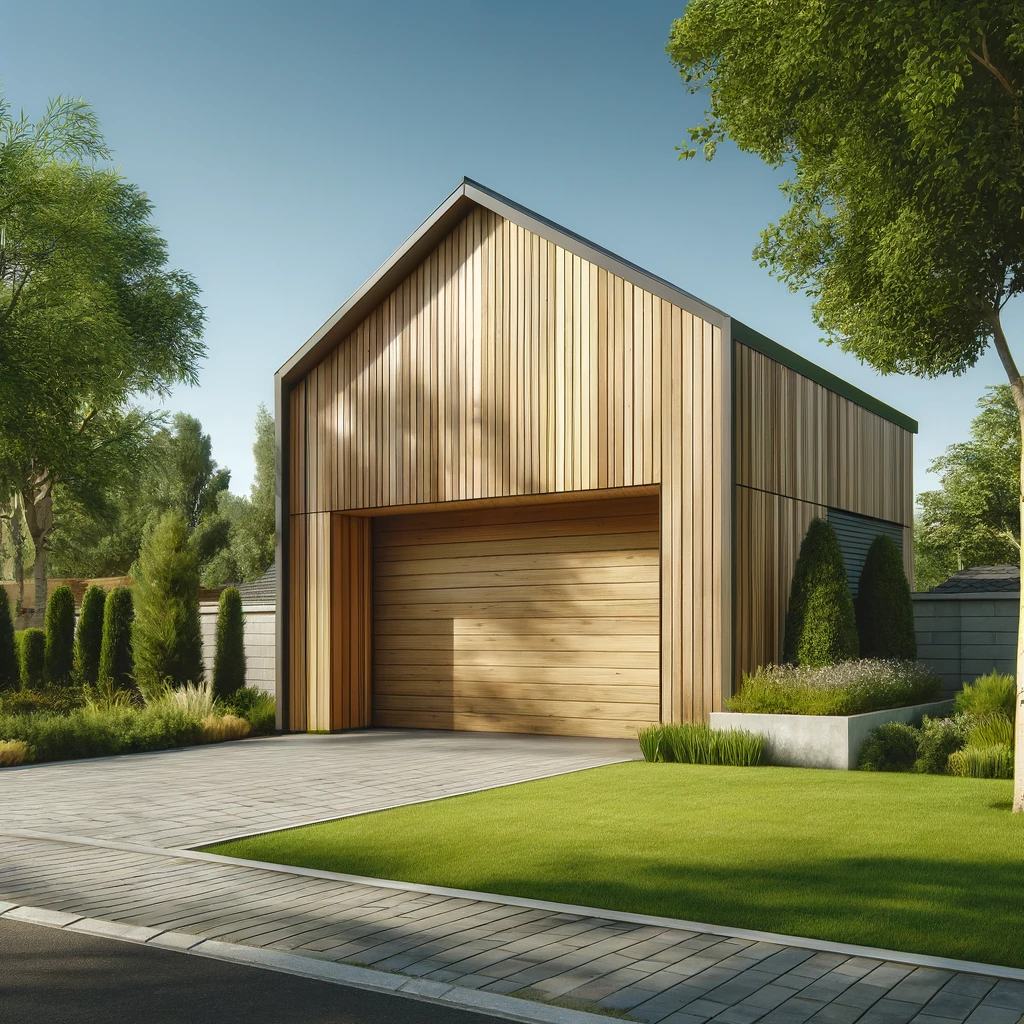Garaże drewnopodobne