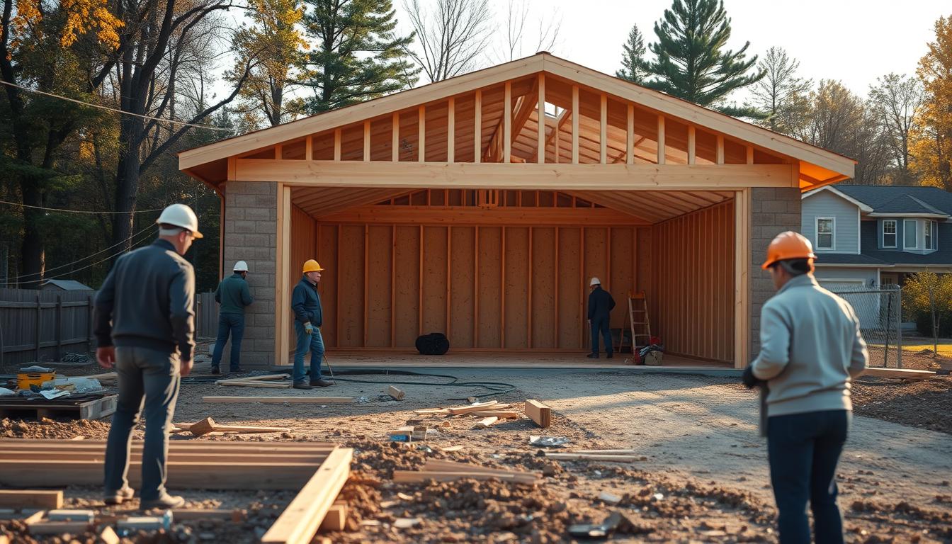 etapy budowy garażu