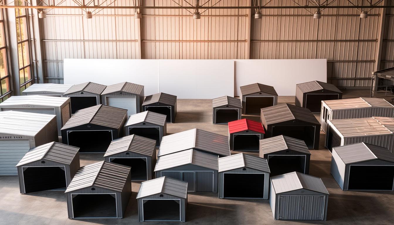 garaże blaszane modele