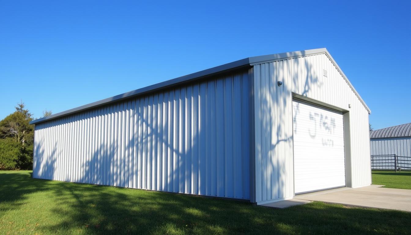 konstrukcja garażu blaszanego