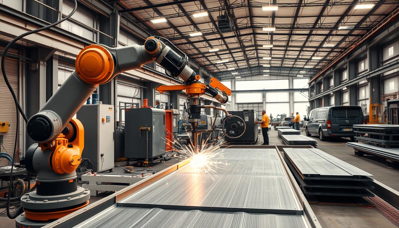 technologia produkcji garaży blaszanych