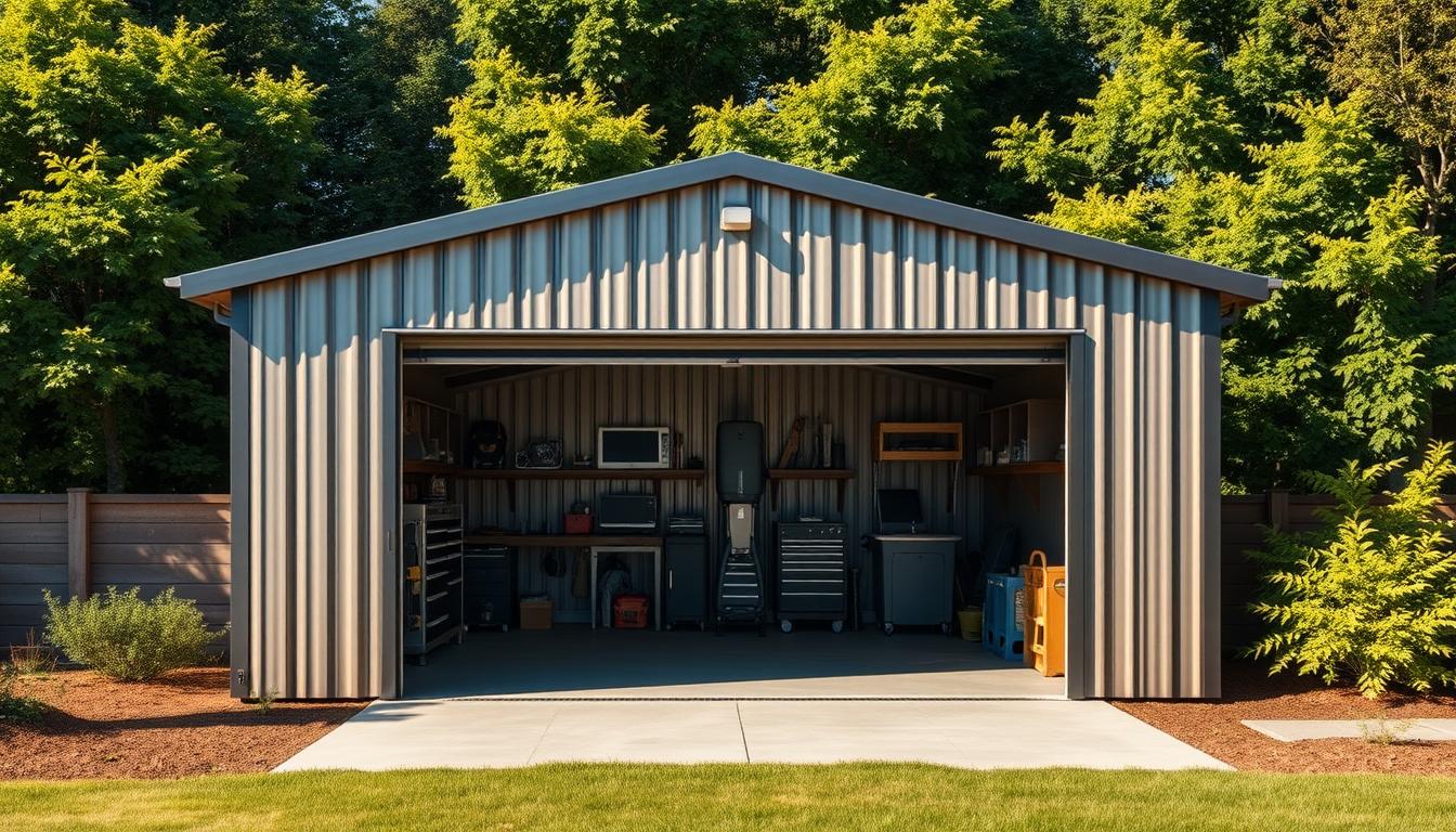 zalety garaży blaszanych